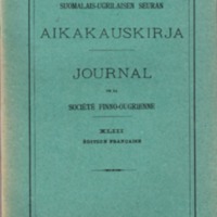 Journal de la Société Finno-Ougrienne 43 (Édition française)