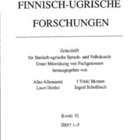 Finnisch-Ugrische Forschungen 51