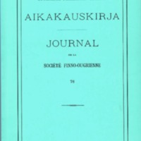 Suomalais-Ugrilaisen Seuran Aikakauskirja 76