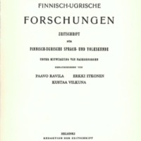 Finnisch-Ugrische Forschungen 34