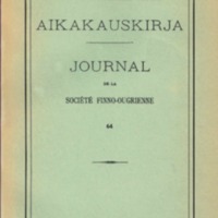 Suomalais-Ugrilaisen Seuran Aikakauskirja 64