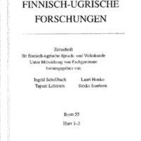Finnisch-Ugrische Forschungen 55