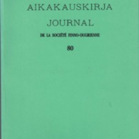 Suomalais-Ugrilaisen Seuran Aikakauskirja 80