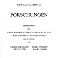 Finnisch-Ugrische Forschungen 49