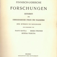 Finnisch-Ugrische Forschungen 33